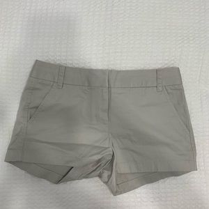 J. Crew chino shorts, size 6